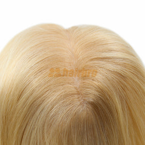 Clip-On Silk Top Hairpiece for Women with Mono ukhairbro