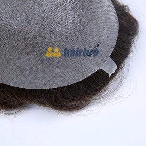 0.08 mm Super Thin Hair replacement Transparent Skin Hairpieces ukhairbro