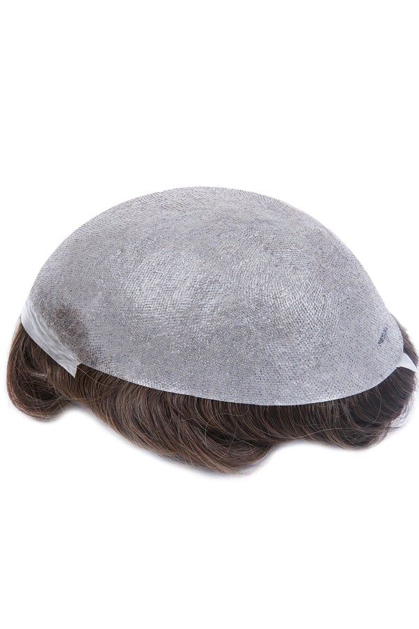 0.08 mm Super Thin Hair replacement Transparent Skin Hairpieces V loop ukhairbro