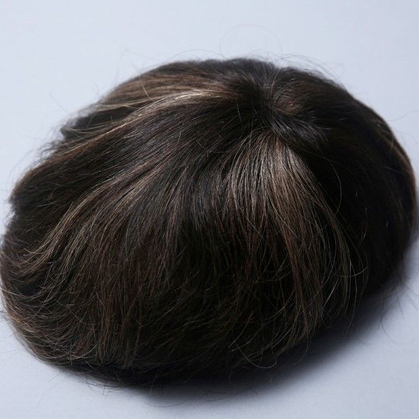 Human Hair Fine Mono Base Hair Replacement System ukhairbro