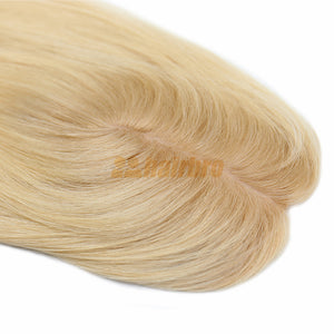 Clip-On Silk Top Hairpiece for Women with Mono ukhairbro