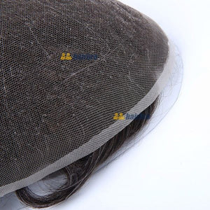Stock French Lace Human Hair Breathable Hairpieces For Man ukhairbro