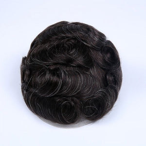 Stock French Lace Human Hair Breathable Hairpieces For Man ukhairbro