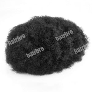 French Lace Base Afro Wave Stock Men Hair Replacement ukhairbro