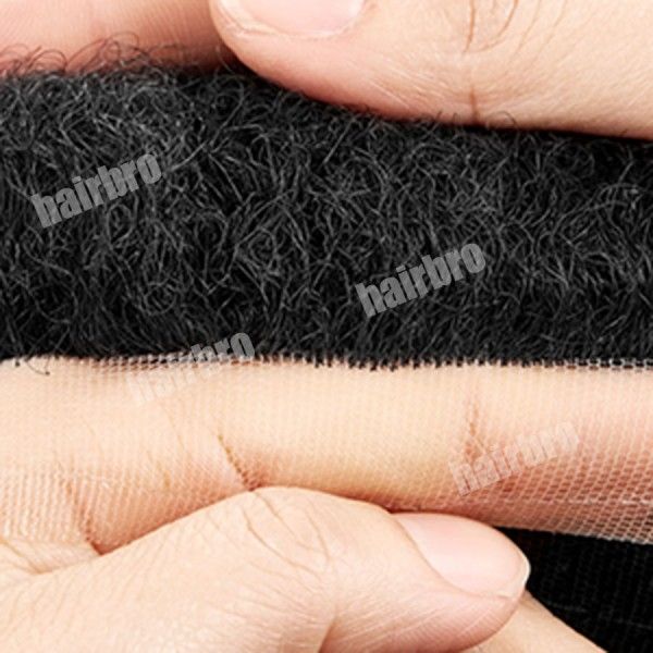 Load image into Gallery viewer, French Lace Base Afro Wave Stock Men Hair Replacement ukhairbro