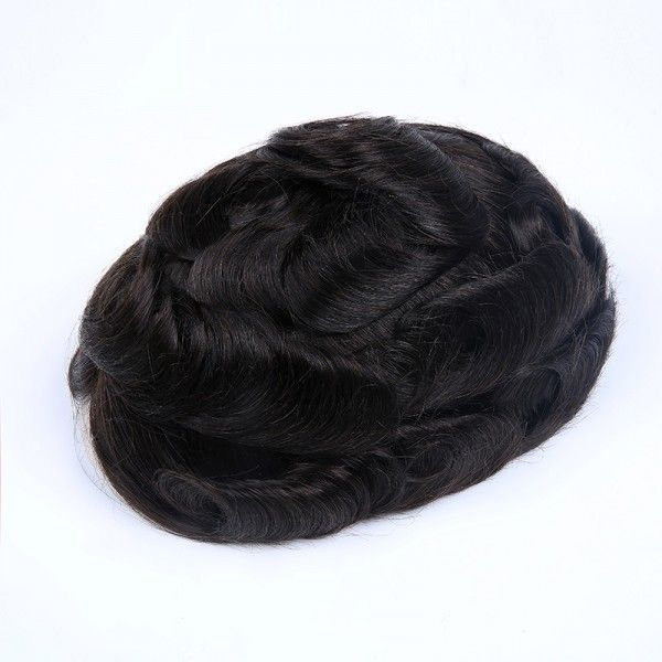 French Lace Center and Front with Poly Perimeter Stock Hair System (Copy) ukhairbro