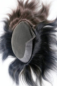 Lace Base With 1 Inch Wide PU Side and Back Hair Replacement System ukhairbro