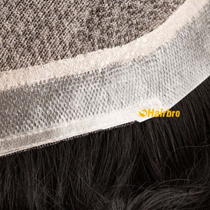 The Injection Lace Center with Poly around Stock Hairpieces for Men ukhairbro